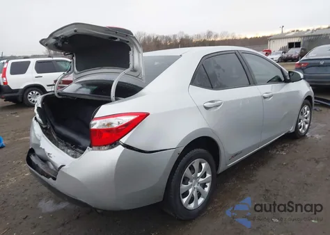 2015 Toyota Corolla Le from USA, damaged, VIN 2T1BURHE4FC424619